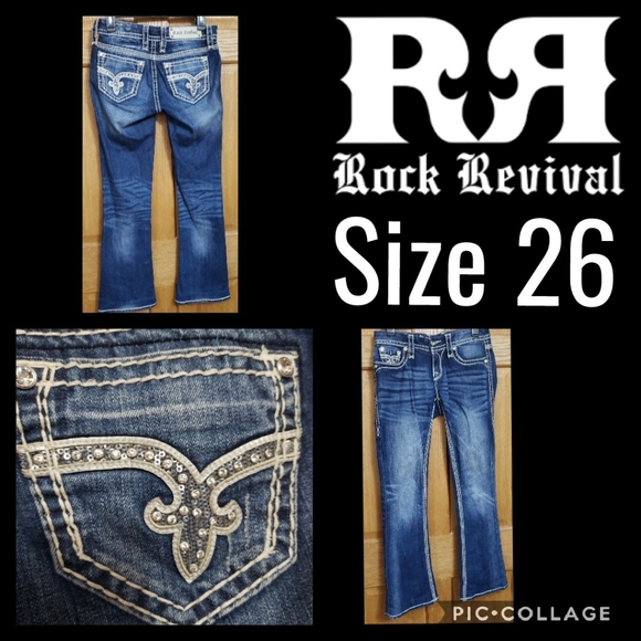 Rock Revival Denim - Rock Revival Vika Boot Size 26 Bling